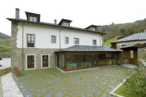 Terraza del Hotel Rural L'Anceo